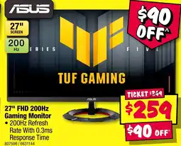 JB Hi-Fi 27 fhd 200hz gaming monitor offer