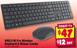 JB Hi-Fi Km221w pro wireless keyboard & mouse combo offer