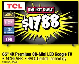 JB Hi-Fi 65 4k premium qd mini led google tv offer
