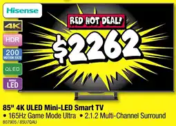 JB Hi-Fi 85 4k uled mini led smart tv offer