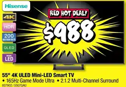 JB Hi-Fi 55 4k uled mini led smart tv offer