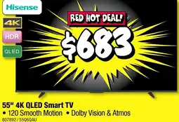 JB Hi-Fi 55 4k qled smart tv offer