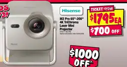 JB Hi-Fi M2 pro 65 200 4k trichroma offer