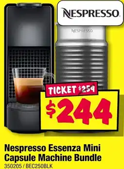 JB Hi-Fi Nespresso Essenza Mini Capsule Machine Bundle offer