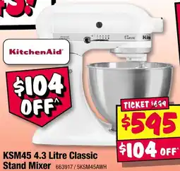 JB Hi-Fi Ksm45 classic stand mixer offer