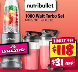 JB Hi-Fi 1000 Watt Turbo Set offer