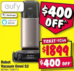 JB Hi-Fi Robot Vacuum Omni S2 offer
