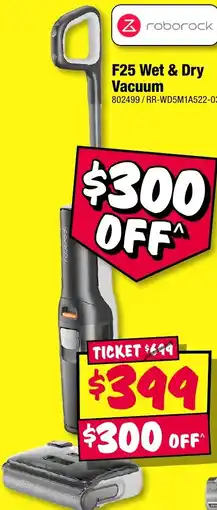 JB Hi-Fi F25 Wet & Dry Vacuum offer
