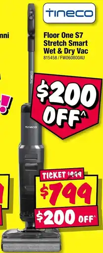 JB Hi-Fi Floor One S7 Stretch Smart Wet & Dry Vac offer