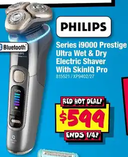 JB Hi-Fi Series 19000 Prestige Ultra Wet & Dry Electric Shaver With SkinlQ Pro offer