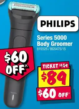 JB Hi-Fi Series 5000 Body Groomer offer