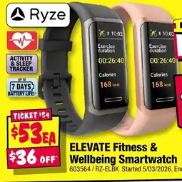 JB Hi-Fi Elevate fitness & wellbeing smartwatch offer