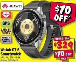 JB Hi-Fi Watch gt 6 smartwatch offer