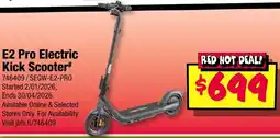 JB Hi-Fi E2 Pro Electric Kick Scooter offer
