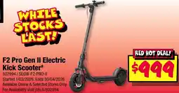 JB Hi-Fi F2 Pro Gen II Electric Kick Scooter offer