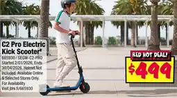 JB Hi-Fi C2 Pro Electric Kick Scooter offer
