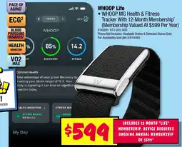 JB Hi-Fi Whoop life offer