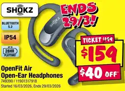 JB Hi-Fi OpenFit Air Open-Ear Headphones offer