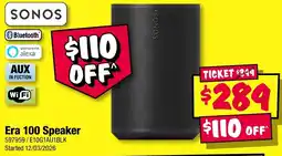 JB Hi-Fi Sonos era 100 speaker offer