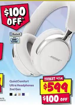 JB Hi-Fi OuietComfort Ultra Headphones 2nd Gen offer