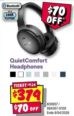 JB Hi-Fi QuietComfort Headphones offer