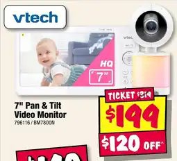 JB Hi-Fi 7" Pan & Tilt Video Monitor offer