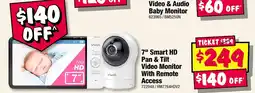 JB Hi-Fi 7" Smart HD Pan & Tilt Video Monitor With Remote Access offer