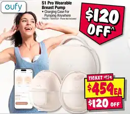 JB Hi-Fi S1 Pro Wearable Breast Pump offer