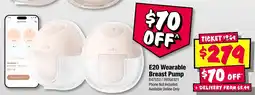 JB Hi-Fi E20 Wearable Breast Pump offer