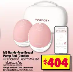 JB Hi-Fi M9 Hands-Free Breast Pump Red (Double) offer