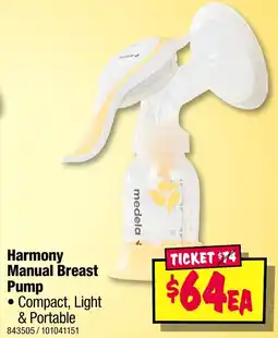 JB Hi-Fi Harmony Manual Breast Pump offer