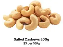 IGA Salted Cashews offer
