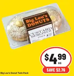 IGA Big Lou's Donut Twin Pack offer