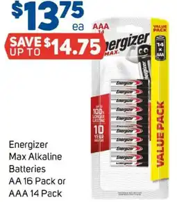 Foodland Energizer Max Alkaline Batteries offer