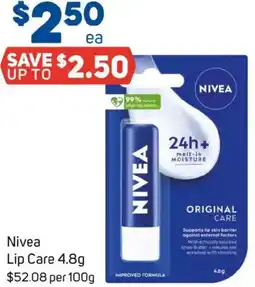 Foodland Nivea Lip Care offer