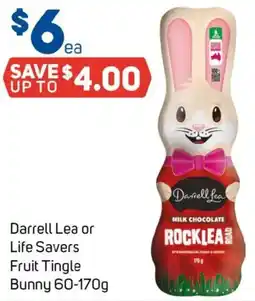 Foodland Darrell Lea or Life Savers Fruit Tingle Bunny offer