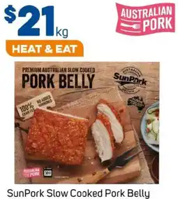 Foodland SunPork Slow Cooked Pork Belly offer