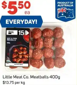 Foodland Little Meat Co. Meatballs offer