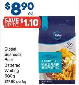 Foodland Global Seafoods Beer Battered Whiting offer
