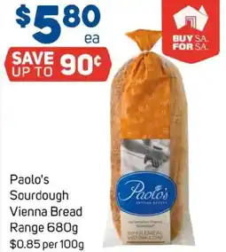 Foodland Paolo's Sourdough Vienna Bread offer