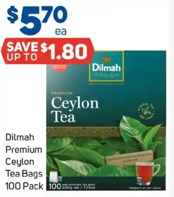 Foodland Dilmah Premium Ceylon Tea Bags offer