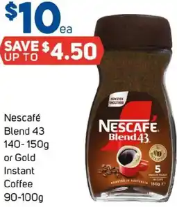 Foodland Nescafé Blend 43 or Gold Instant Coffee offer