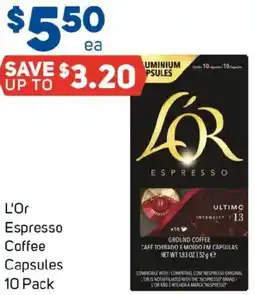 Foodland L'Or Espresso Coffee Capsules offer