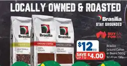 Foodland Brasilia Ground Coffee or Beans offer