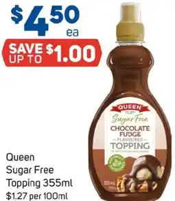 Foodland Queen Sugar Free Topping offer