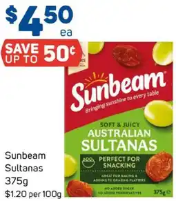 Foodland Sunbeam Sultanas offer