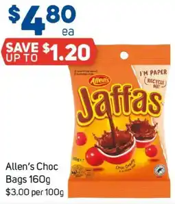 Foodland Allen's Choc Bags offer