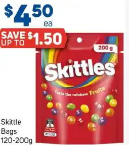 Foodland Skittles Bags offer