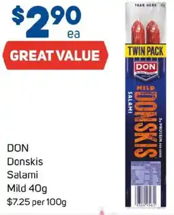 Foodland DON Donskis Salami Mild offer