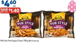 Foodland McCain Pub Style Chips offer
